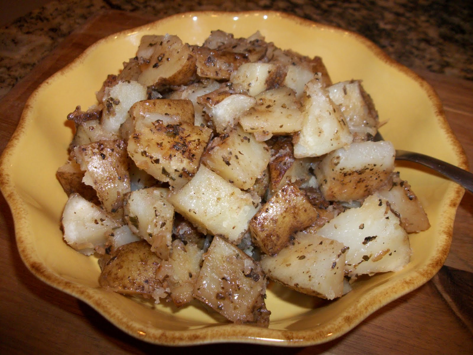 Kaitlin in the Kitchen Crock Pot Herb Roasted Potatoes