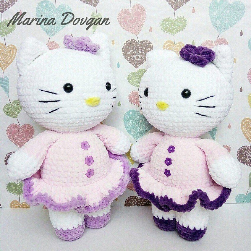 Crochet cat Hello Kitty amigurumi