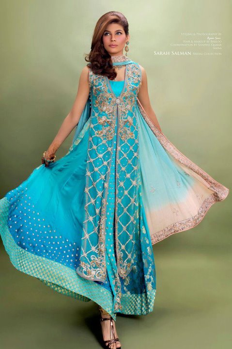 Sarah Salman Embroidered Formal Wear 2012