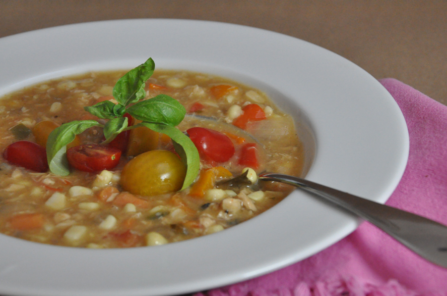 Stealth Cooking Salmon Chowder, Northwest meets Southwest