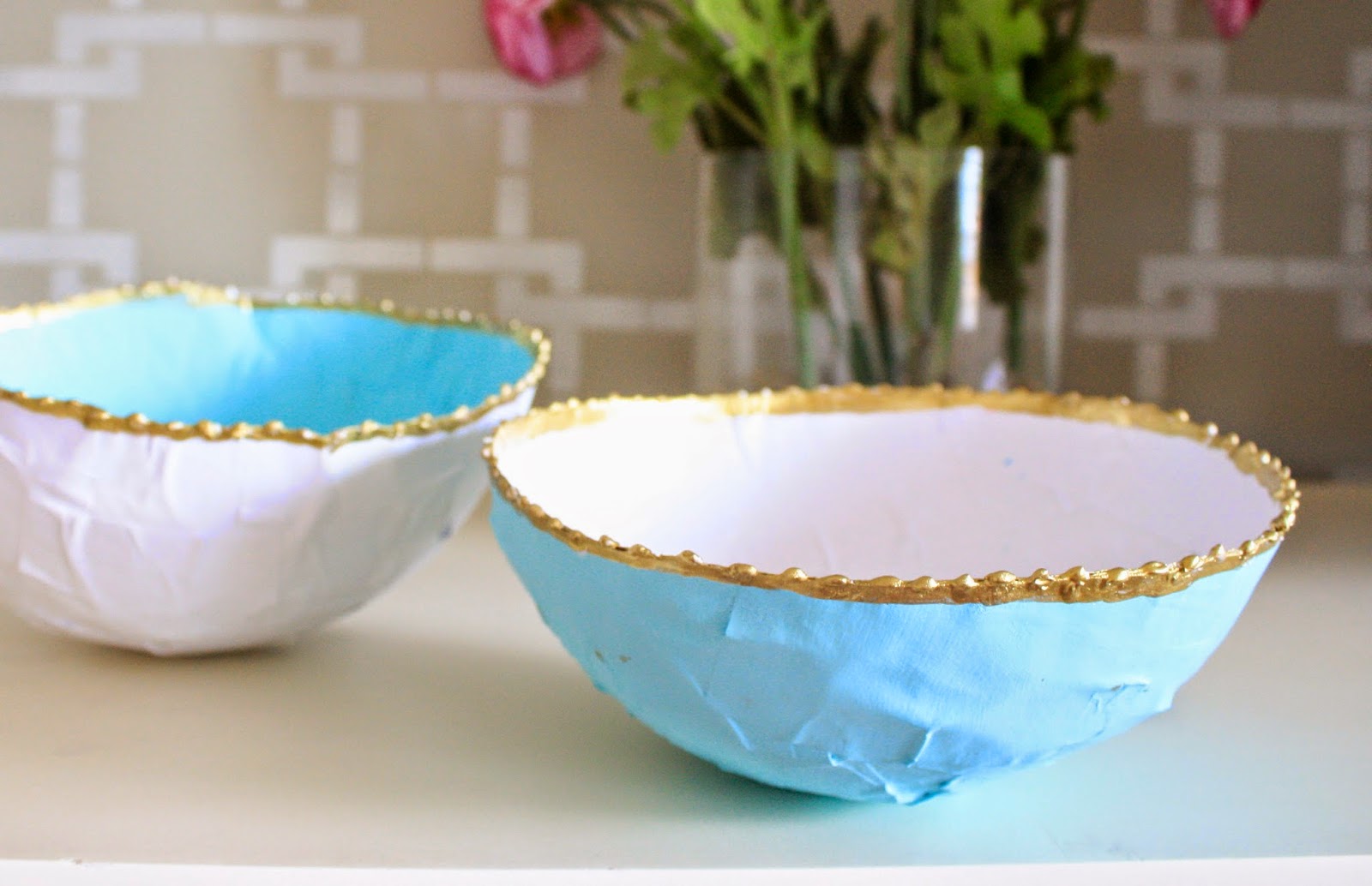 DIY Gold Dipped Bowls 6th Street Design School Bloglovin’