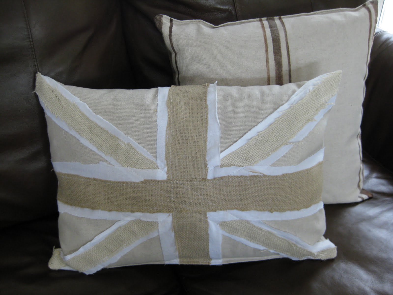 Crafty Couture Union Jack Pillow