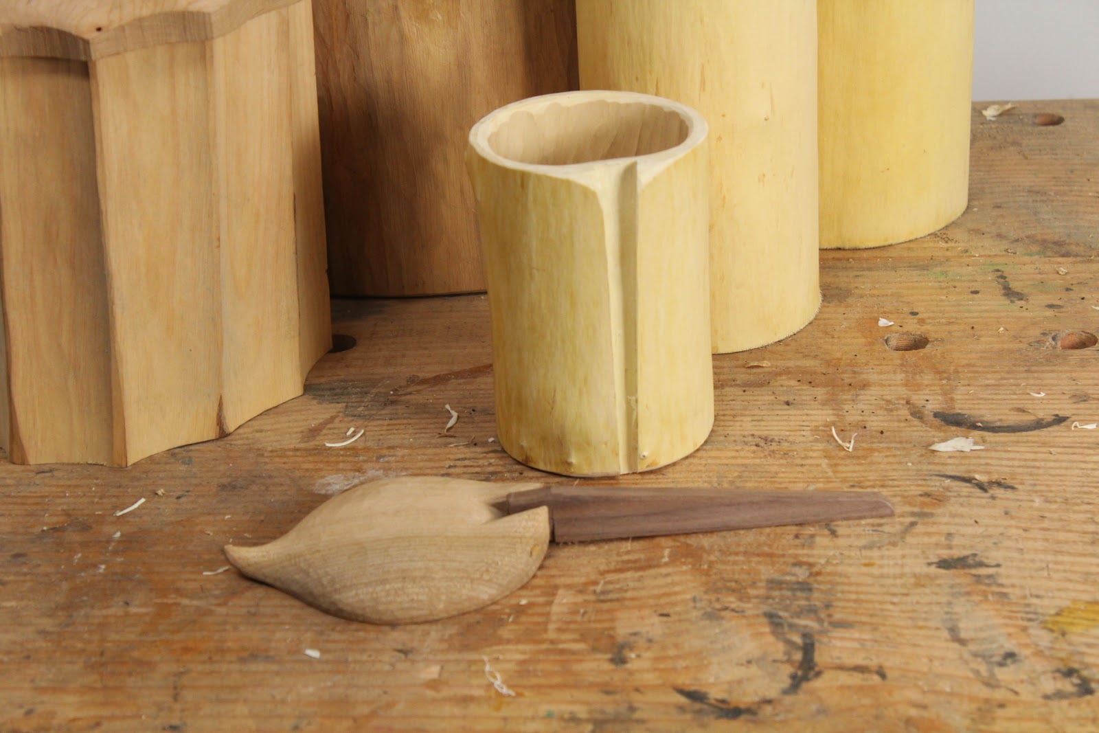 Sean Hellman Shrink pots, works in progress