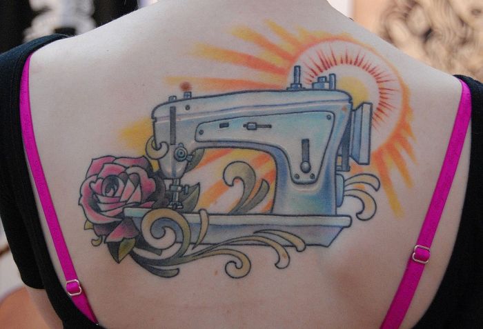 Sewing Machine Tattoo