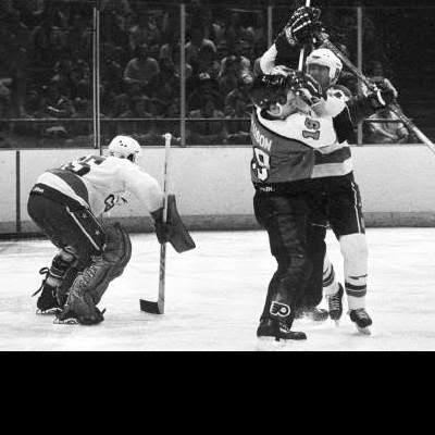  Vs. Philly: Randy Holt tells Brad McCrimmon to get his long pants away from Al Jensen