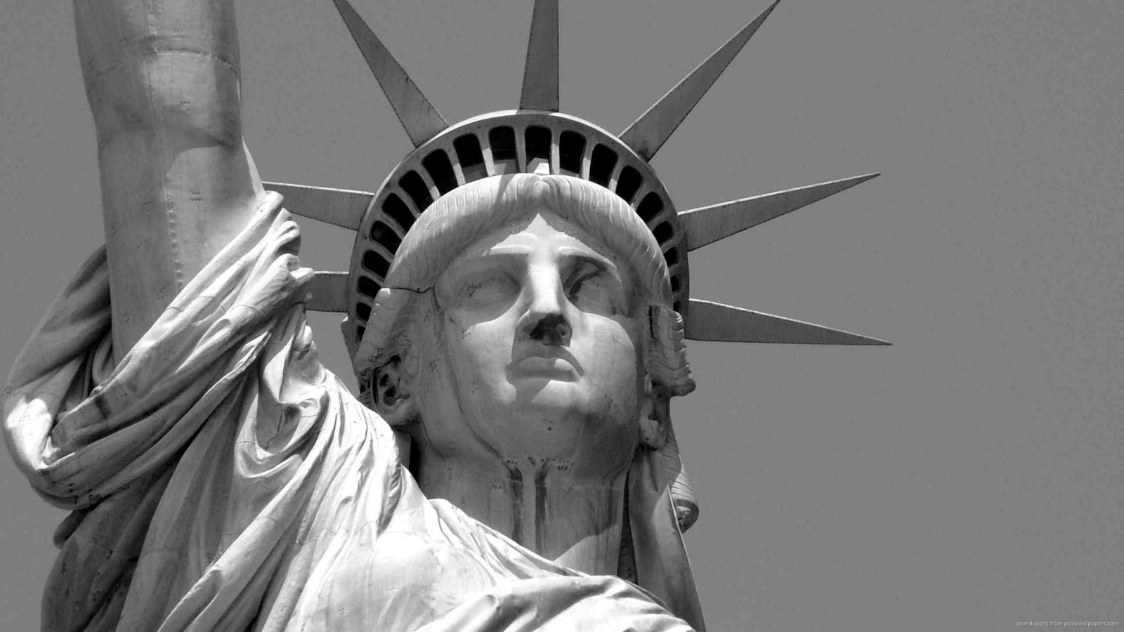Statue of liberty Black and white photography Black and White Photography