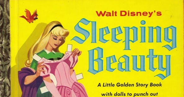 VINTAGE REPRINT 1957/59 SLEEPING BEAUTY LITTLE GOLDEN ACTIVITY PAPER DOLLS 