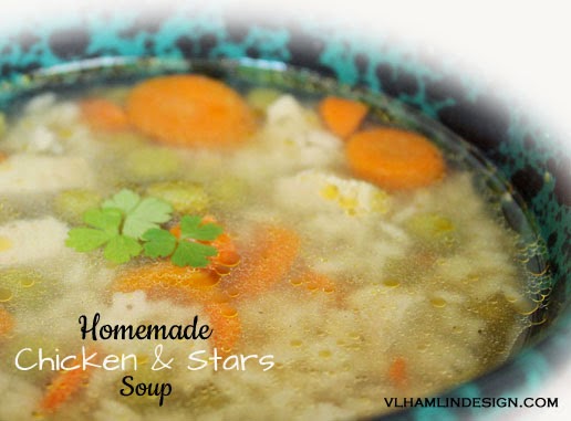 Homemade Chicken and Stars Soup Recipe