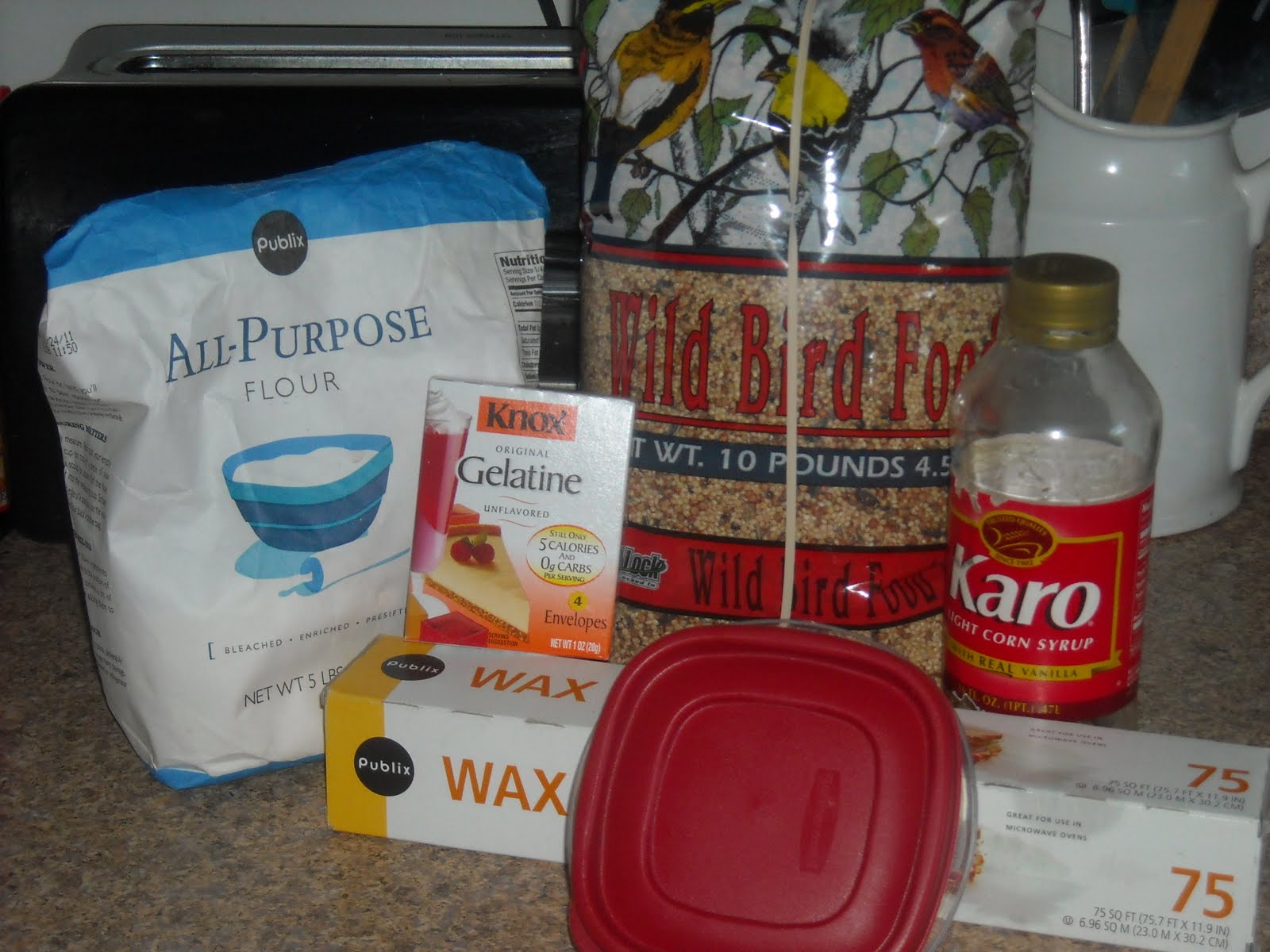 Paperlover123 Bird seed cake tutorial