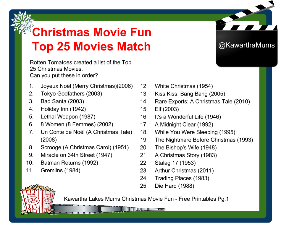 kawartha lakes mums christmas movies what are your favourites christmas movies free