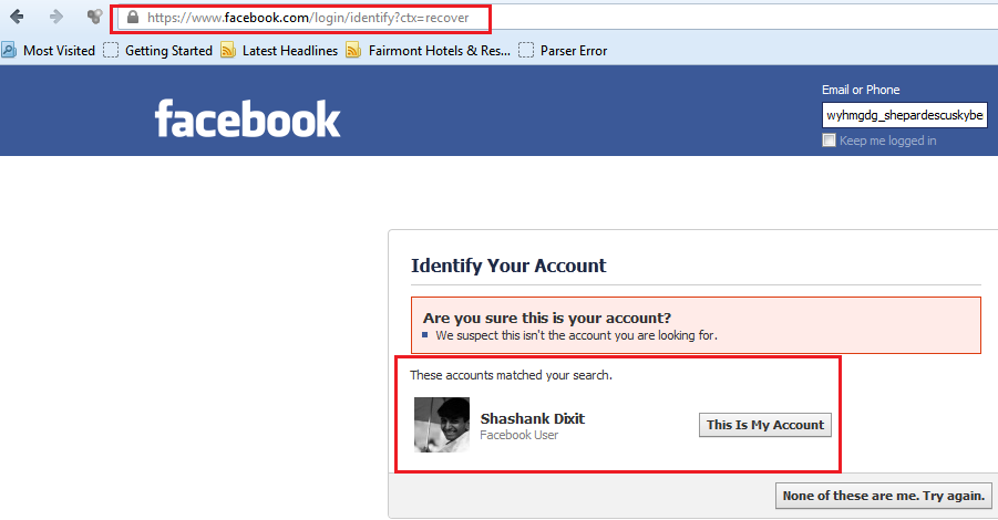 Facebook: A Privacy Error ??