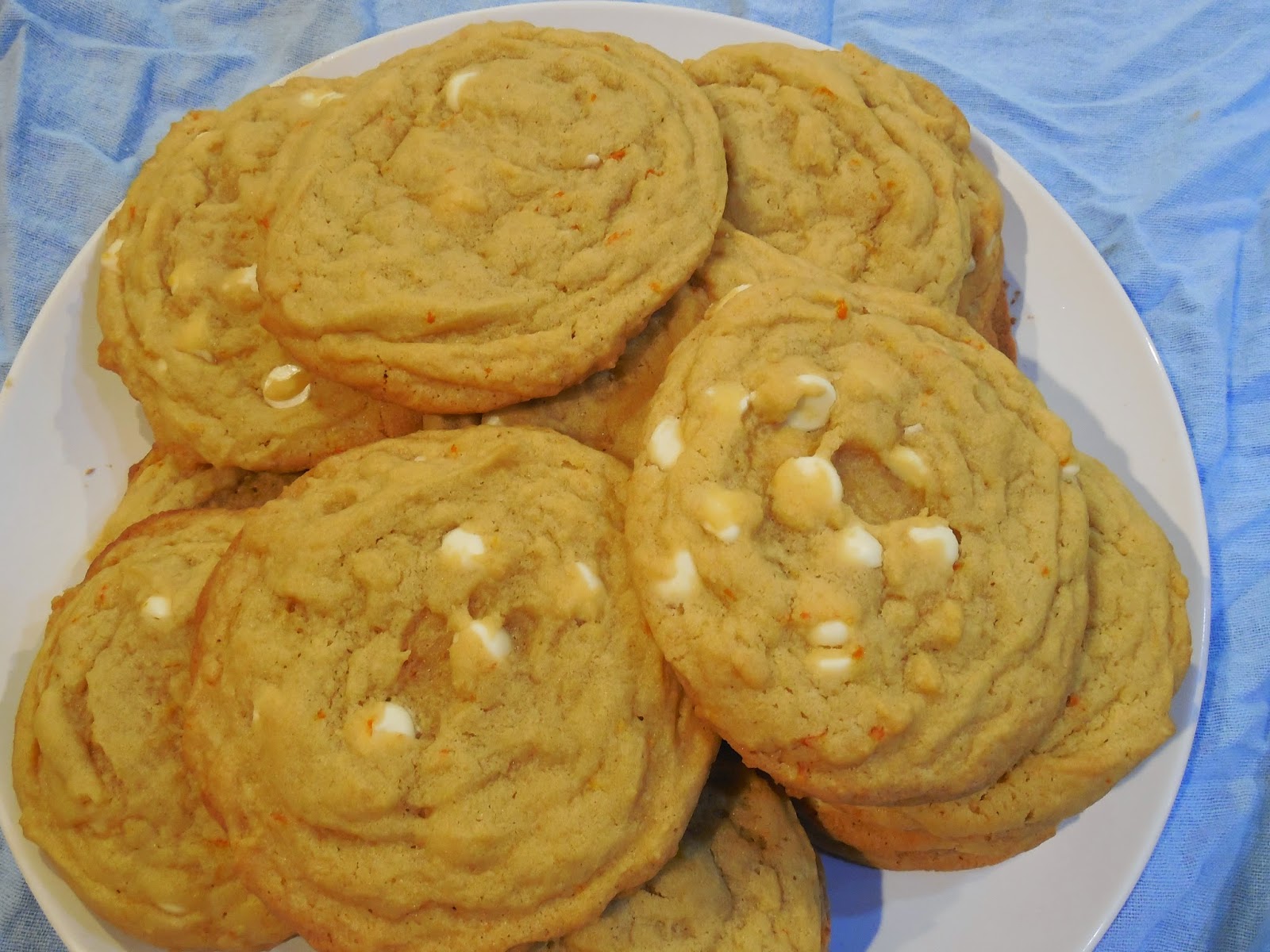 Two Kid Kitchen soft & chewy orange creamsicle cookies