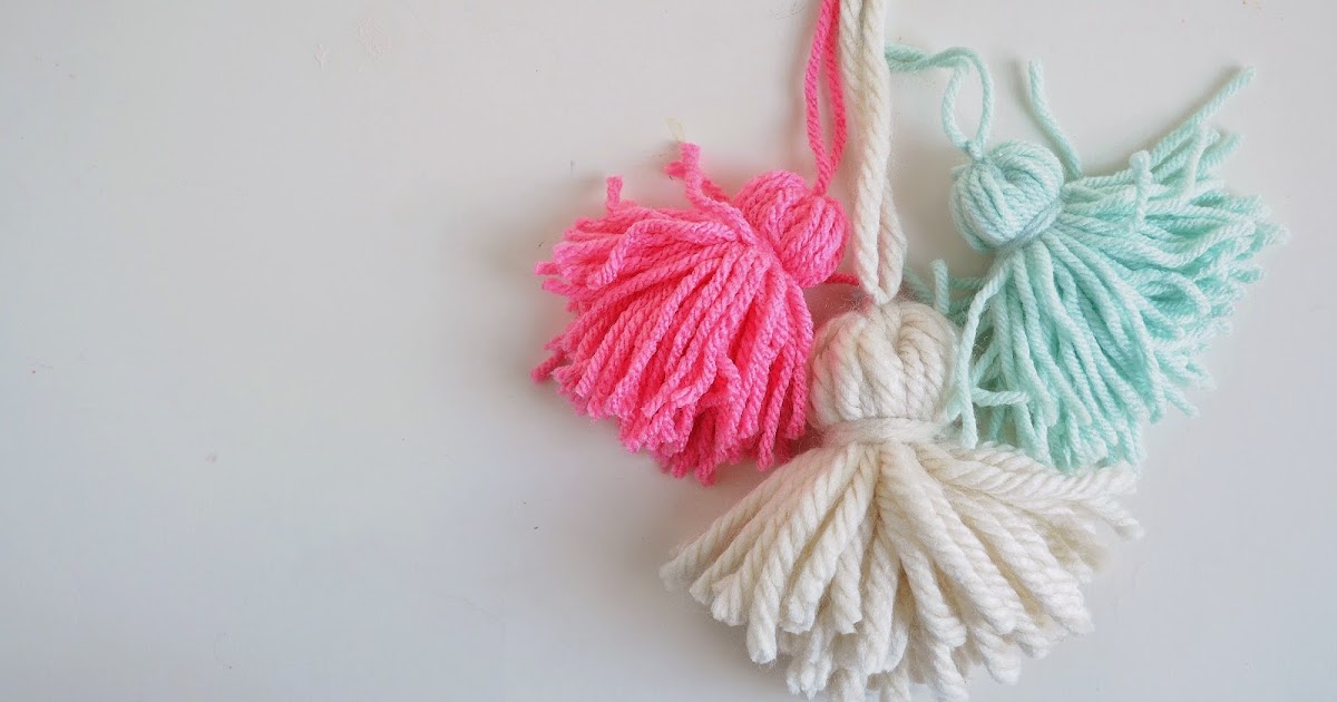 diy yarn tassels
