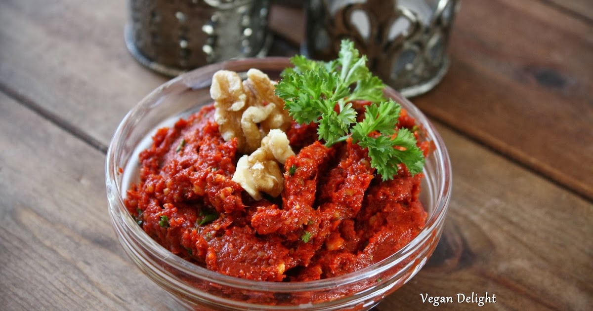 Vegan Delight TomatenPaprika Aufstrich mit Walnüssen