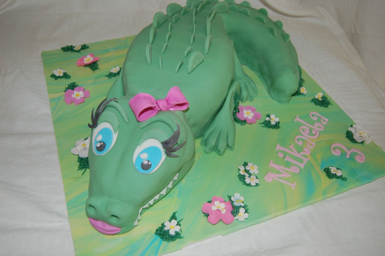 Wicked Creations Lady Crocodile Cake
