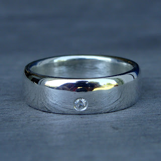 moissanite wedding band