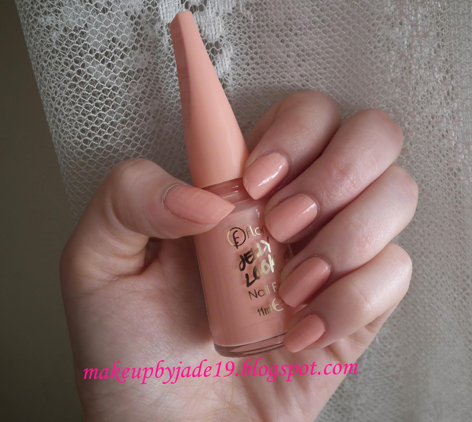 Flormar Jelly Look Nail Polish Salmon Pink Makeup By Jade