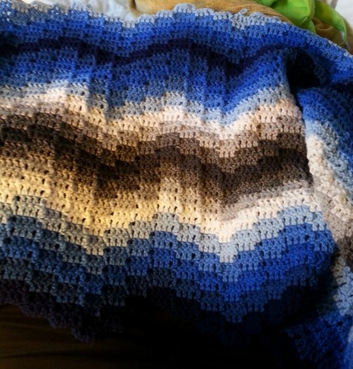 Cascade Crochet Afghan - Free Pattern