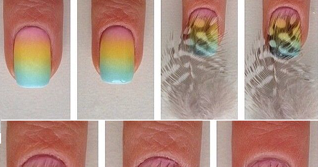 2. Step-by-Step Feather Nail Art Tutorial - wide 3