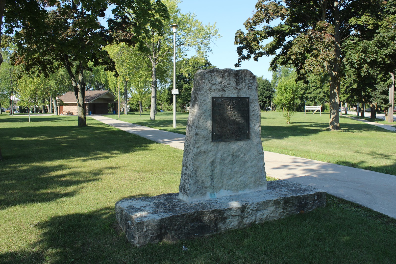 Wisconsin Historical Markers: Pulaski Square