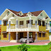 Double storied Kerala home