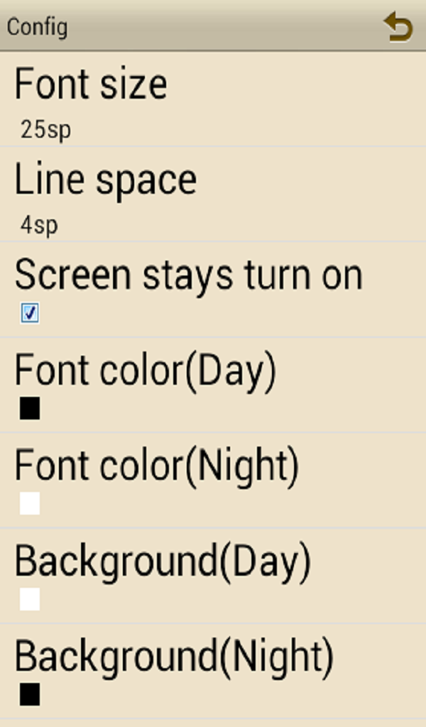 Font Settings