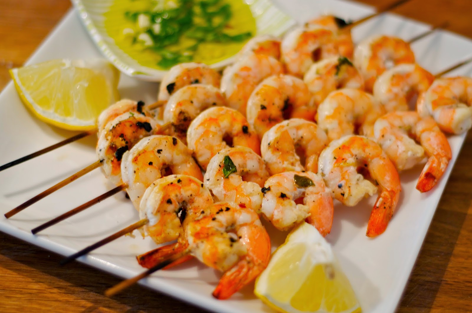 One Classy Dish Lemon Garlic Grilled Shrimp