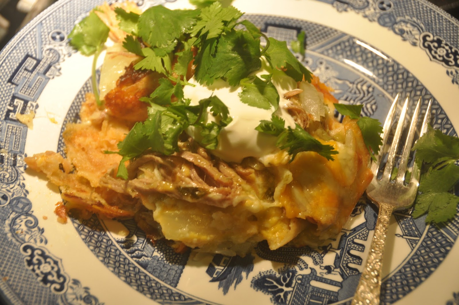 Vicki Lane Mysteries Easy Pork Salsa Verde Casserole