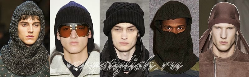 Fall Winter 2014 - 2015 Men's Knitted Hats Fashion Trends