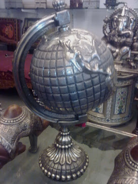 Globe (silver coated)