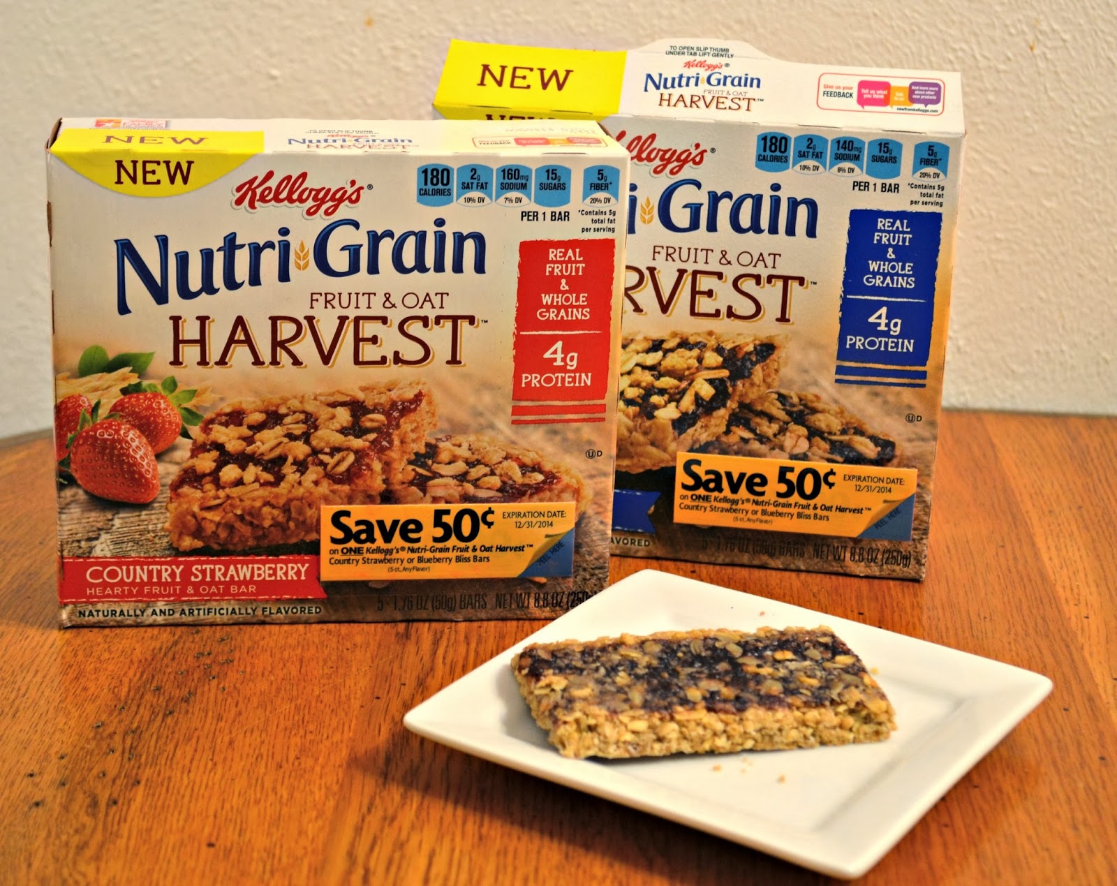 Breakfast is Served with NutriGrain® Fruit & Oat Harvest Cereal Bars 