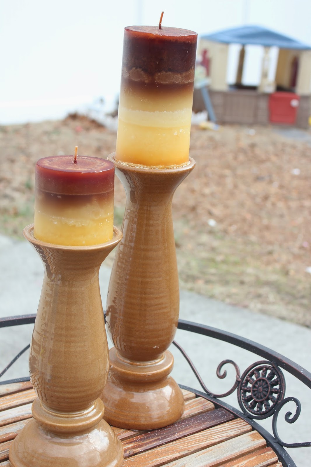 Painted Candlestick Makeover The Girl Creative