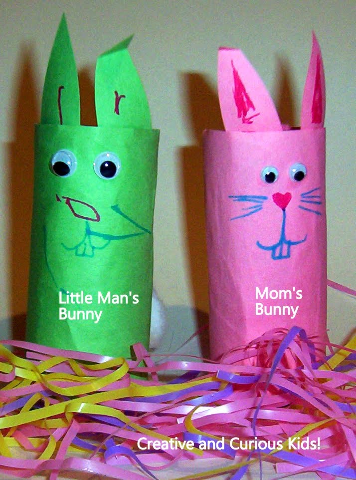 Creative and Curious Kids! Toilet Paper Roll Bunny