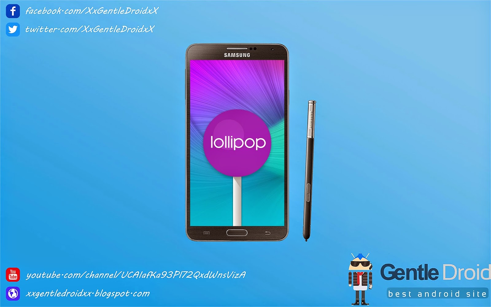 روم لولى بوب الرسمي الاجنبي للجالكسي نوت ثري N9005 Gentledroid