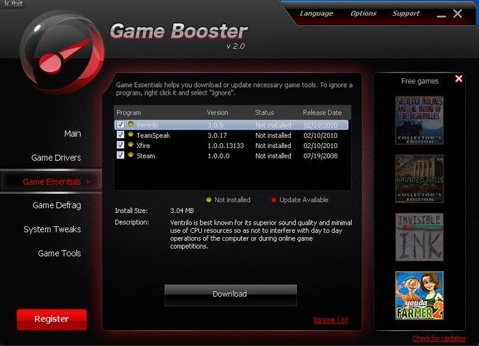 Free Download Game Booster 4 Free Download Game Booster 4