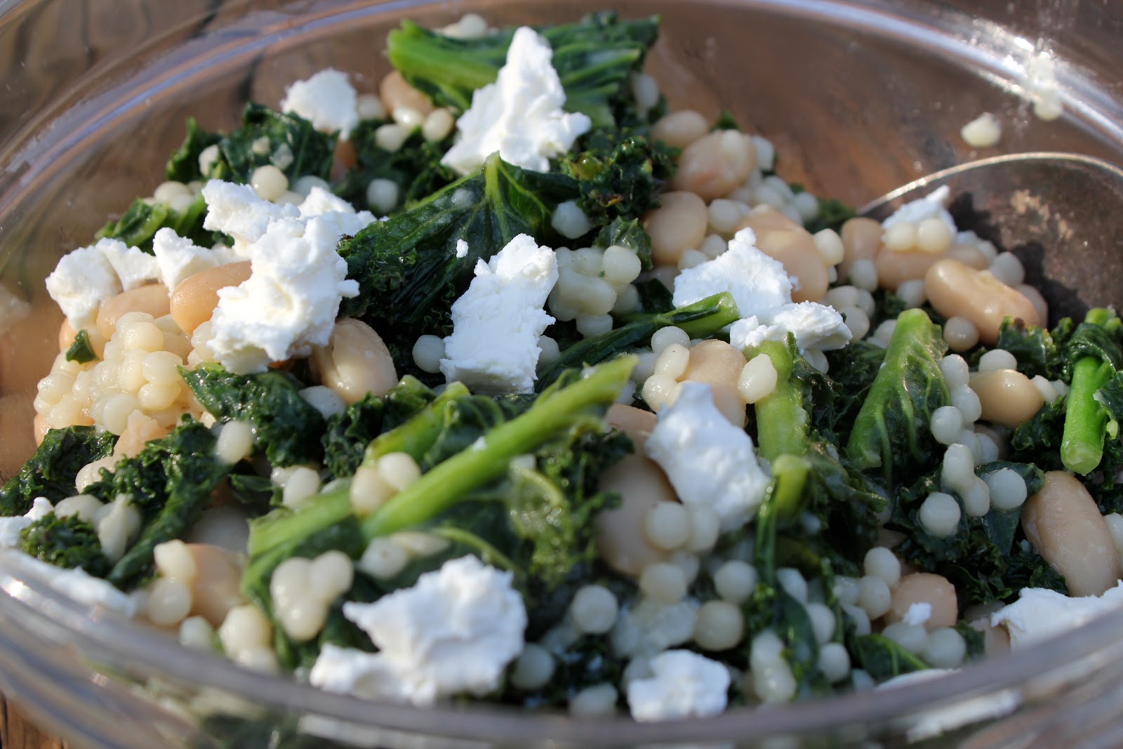 Eat Local. Love Art. Kale, White Bean, and Cous Cous Salad