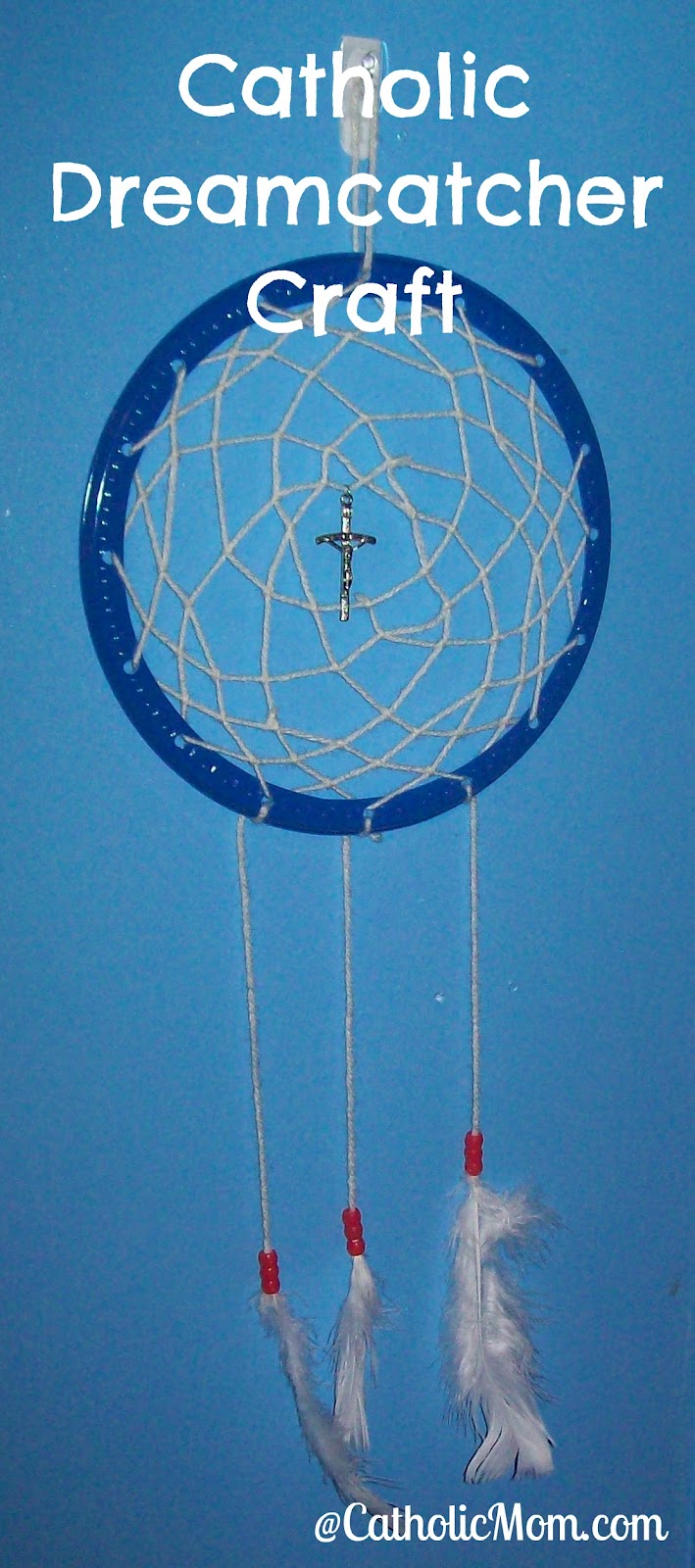 Through My "I"s Catholic Dreamcatcher Craft