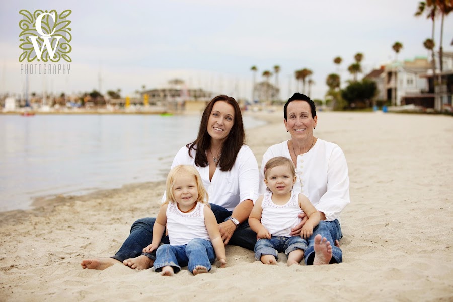 engagment family portrait beach sunset long beach