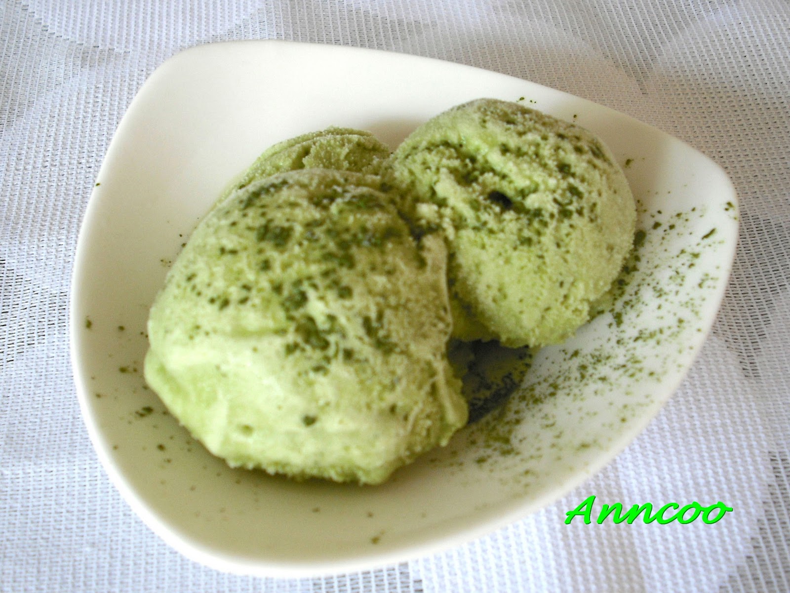 Green Tea Gelato Anncoo Journal