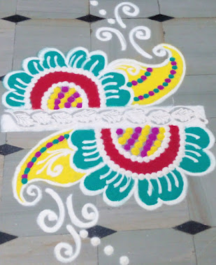 Quick n Easy :Art and designer Rangoli for special occasions