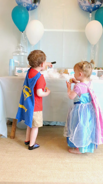 Frozen Themed Birthday Party - Family and the Lake House