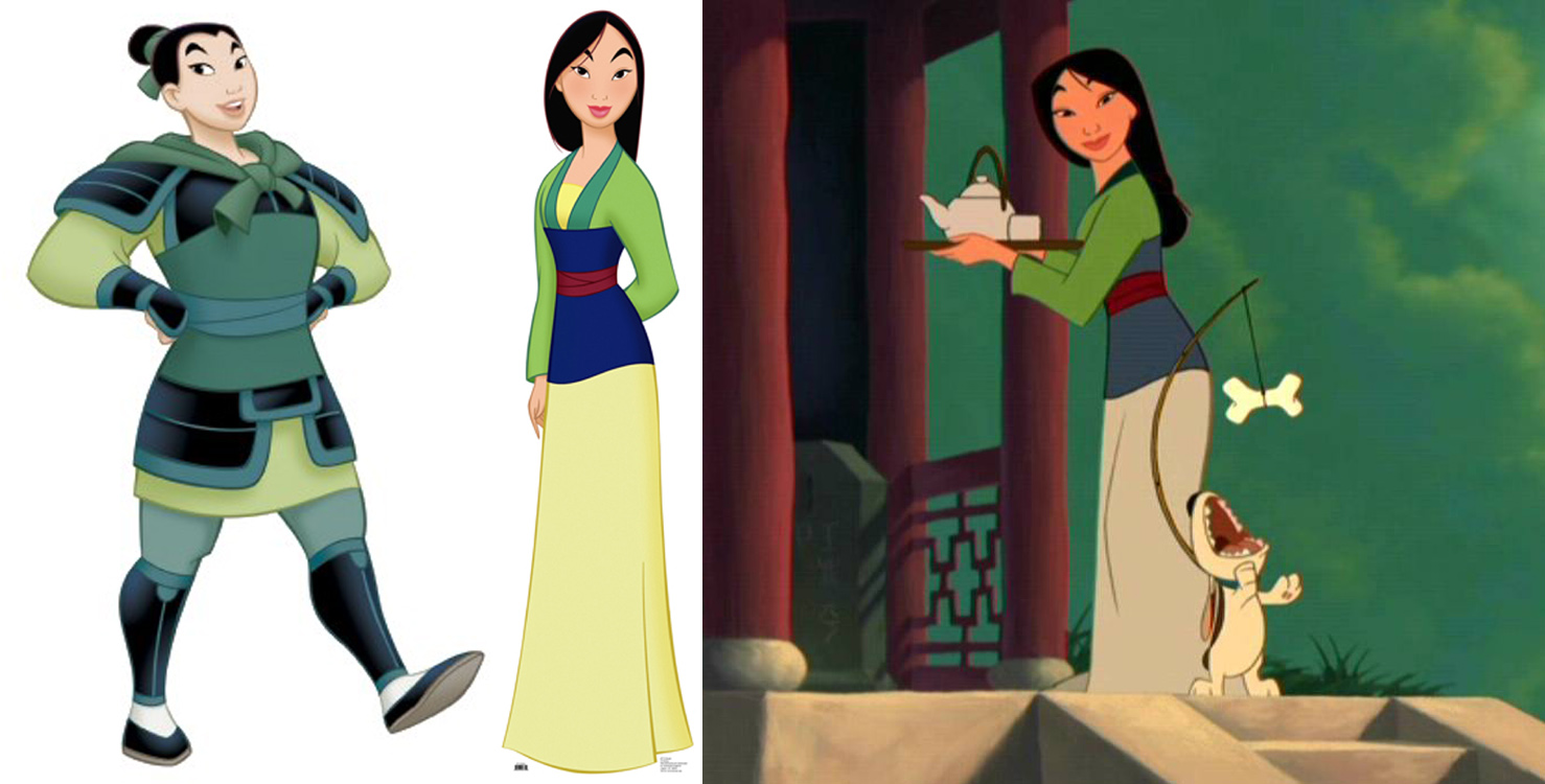Mulan from the movie Mulan is a courageous and determined young woman who d...