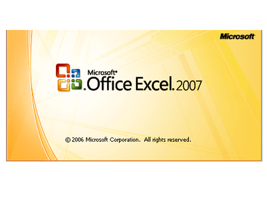 Программу Microsft Excel 2007