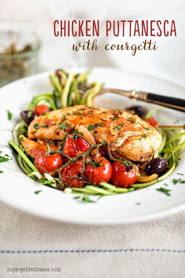 Lowcarb Chicken alla Puttanesca supergolden bakes