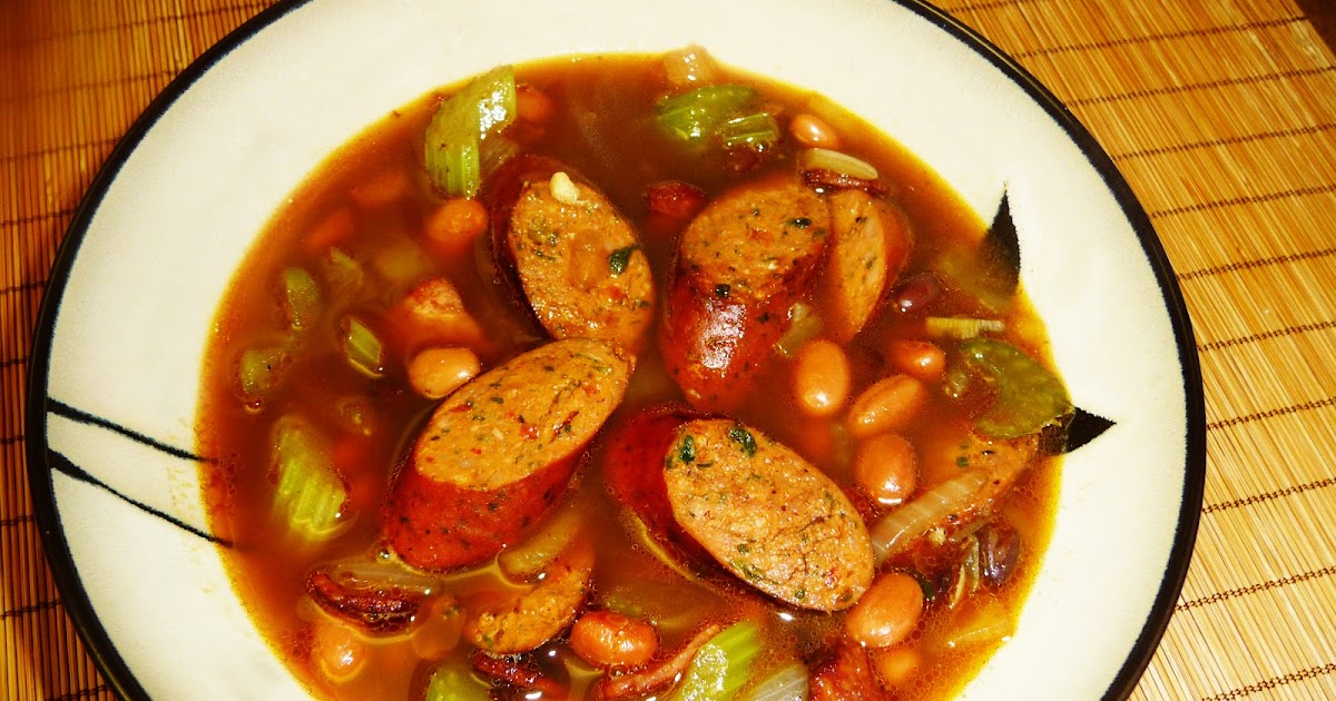 Sausage and Bean Stew Easy Cooking with Sandy