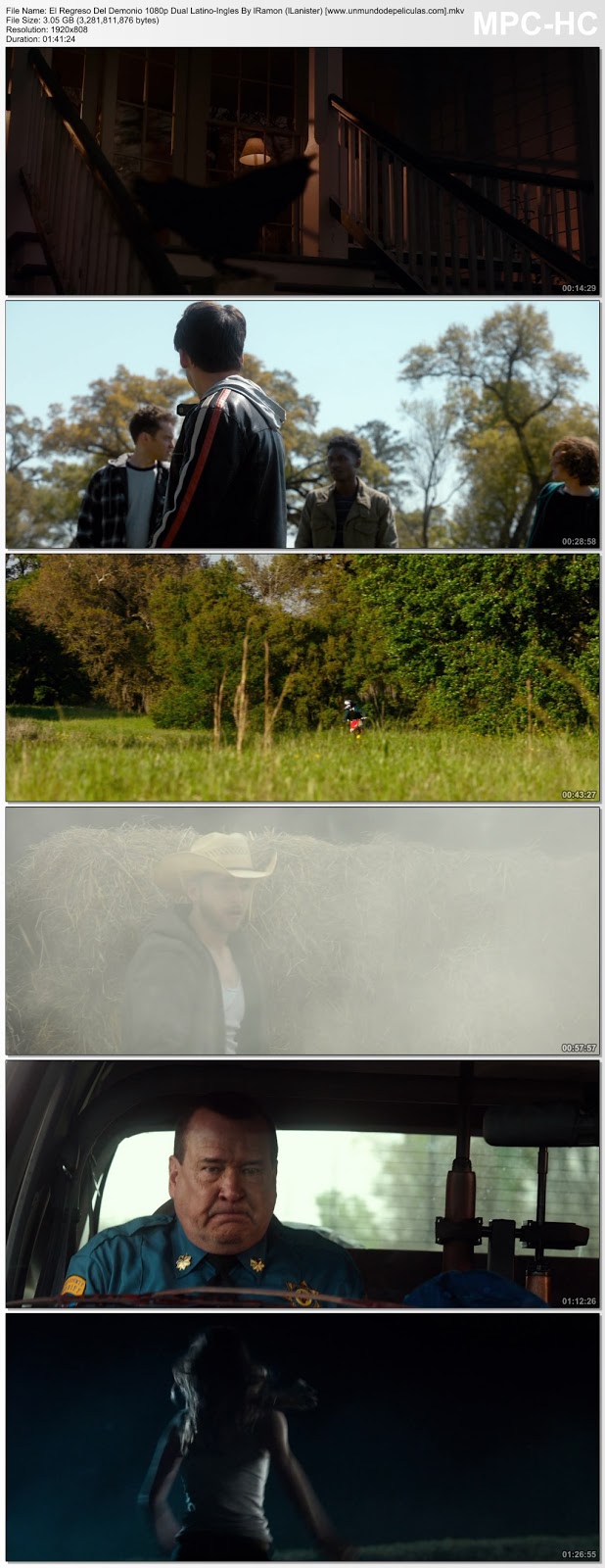 Capturas de la película.