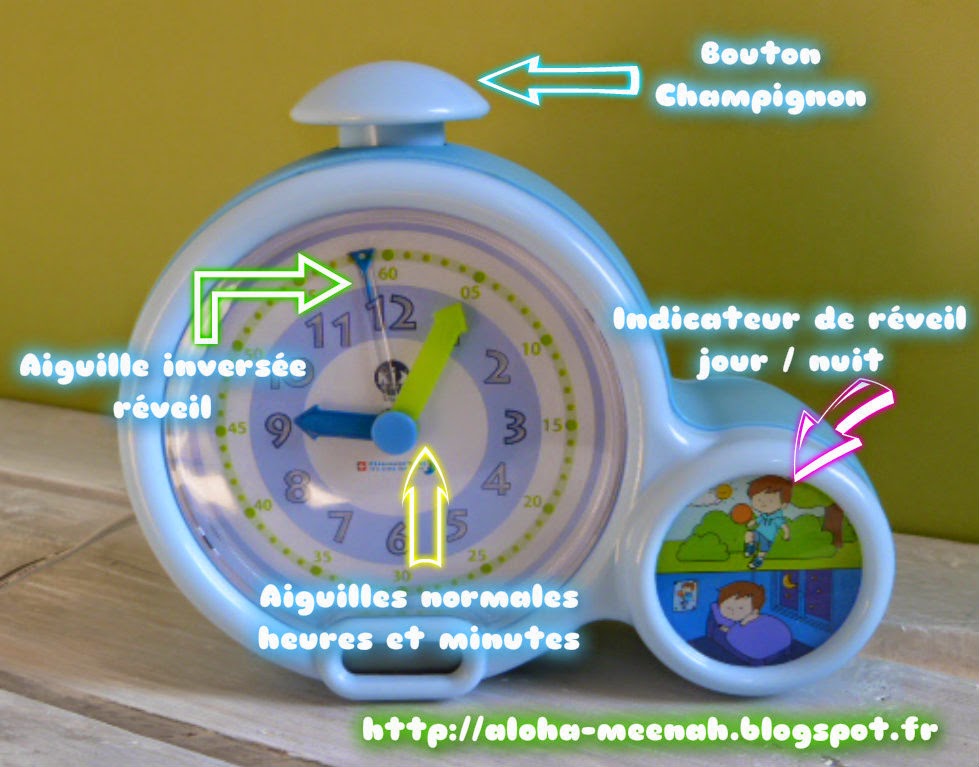 Aloha Meenah Mon 1er réveil Kid Sleep Clock de Claessens' Kids