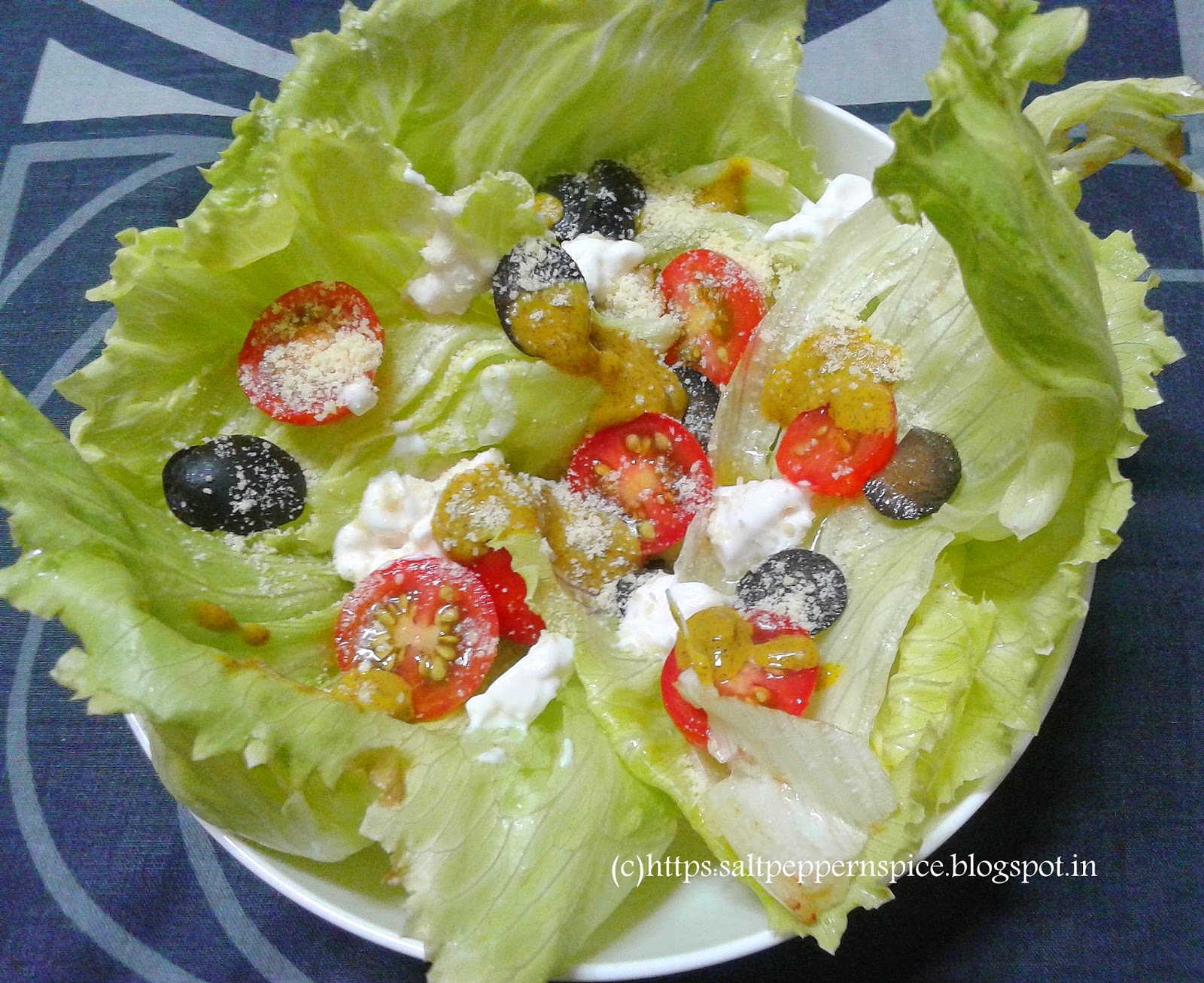 Salt and Pepper (With a Lot of Spice!) Spiced Lettuce Cherry Tomato