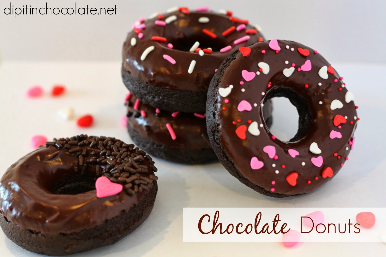 Dark Chocolate Donuts Dip it in Chocolate