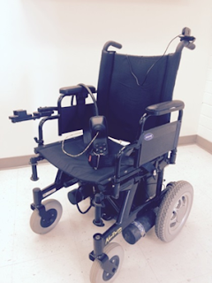 The following wheelchair developed by USU students.